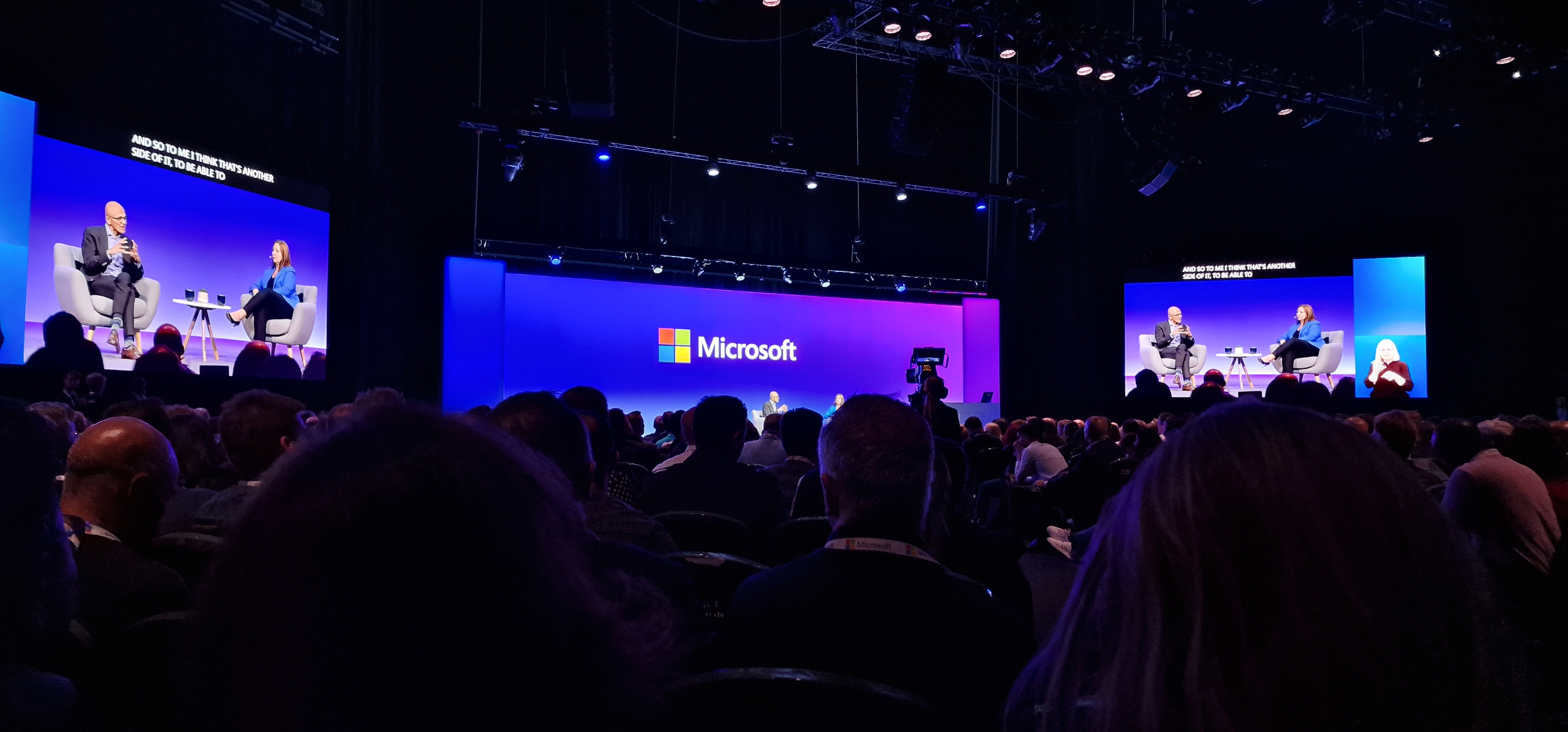 Satya Nadella & Clare Barclay Chat