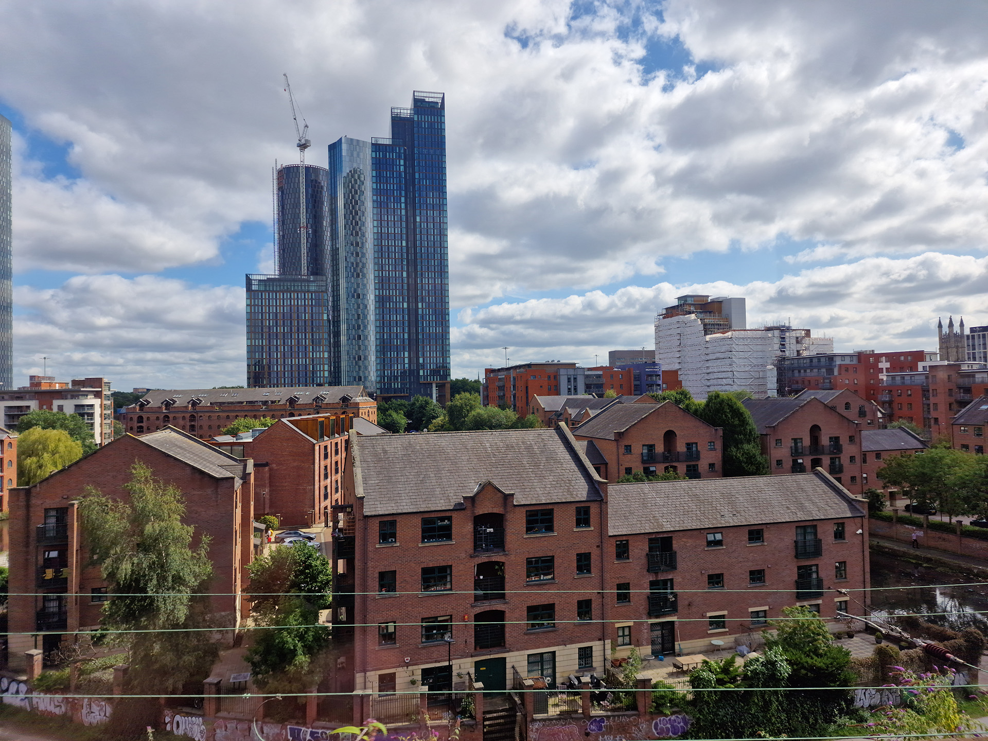 View from Tram of Manchester