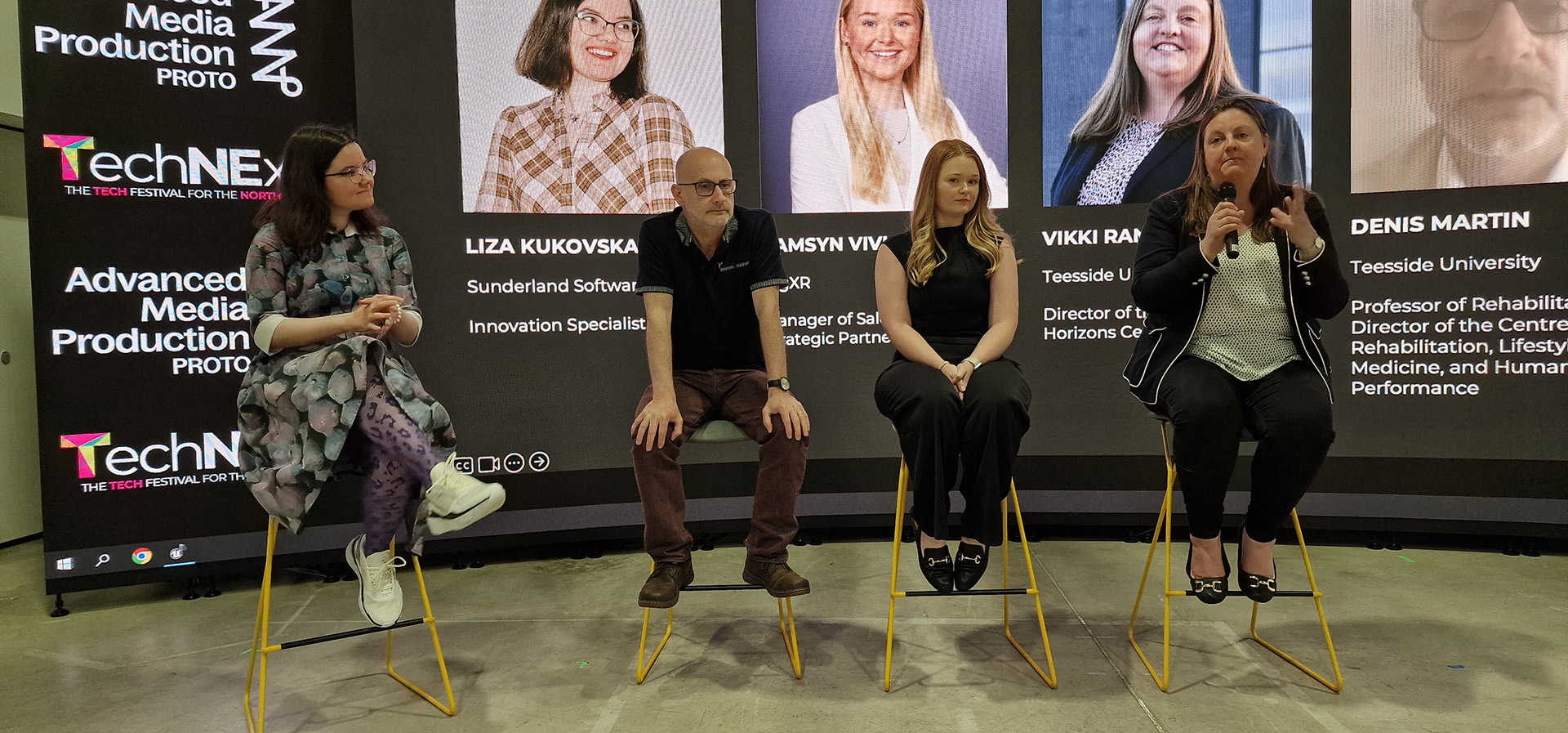 Liza Kukovska, Tammy Vivian, Vikkia Rand & Denis Martin