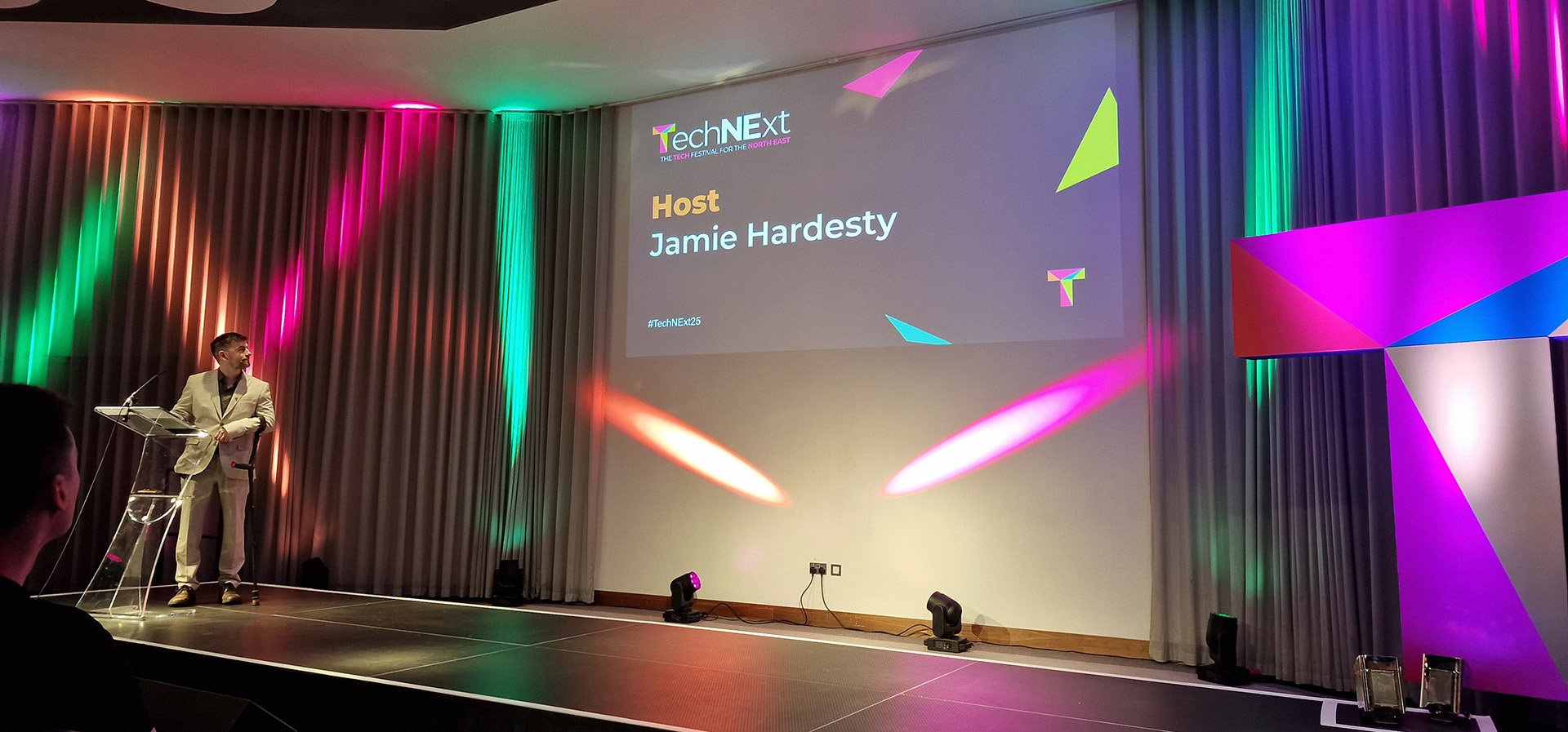 Main Stage Host, Jamie Hardesty