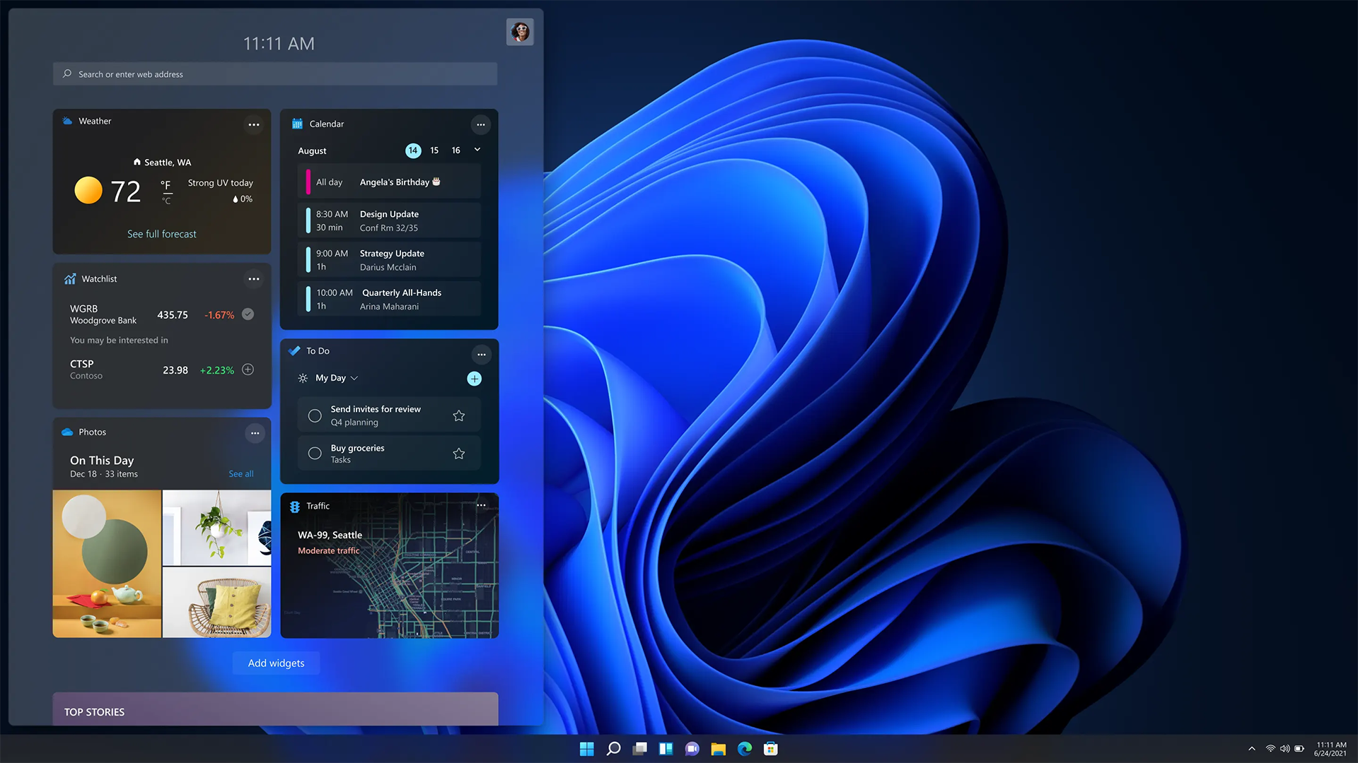 Windows 11 Widgets