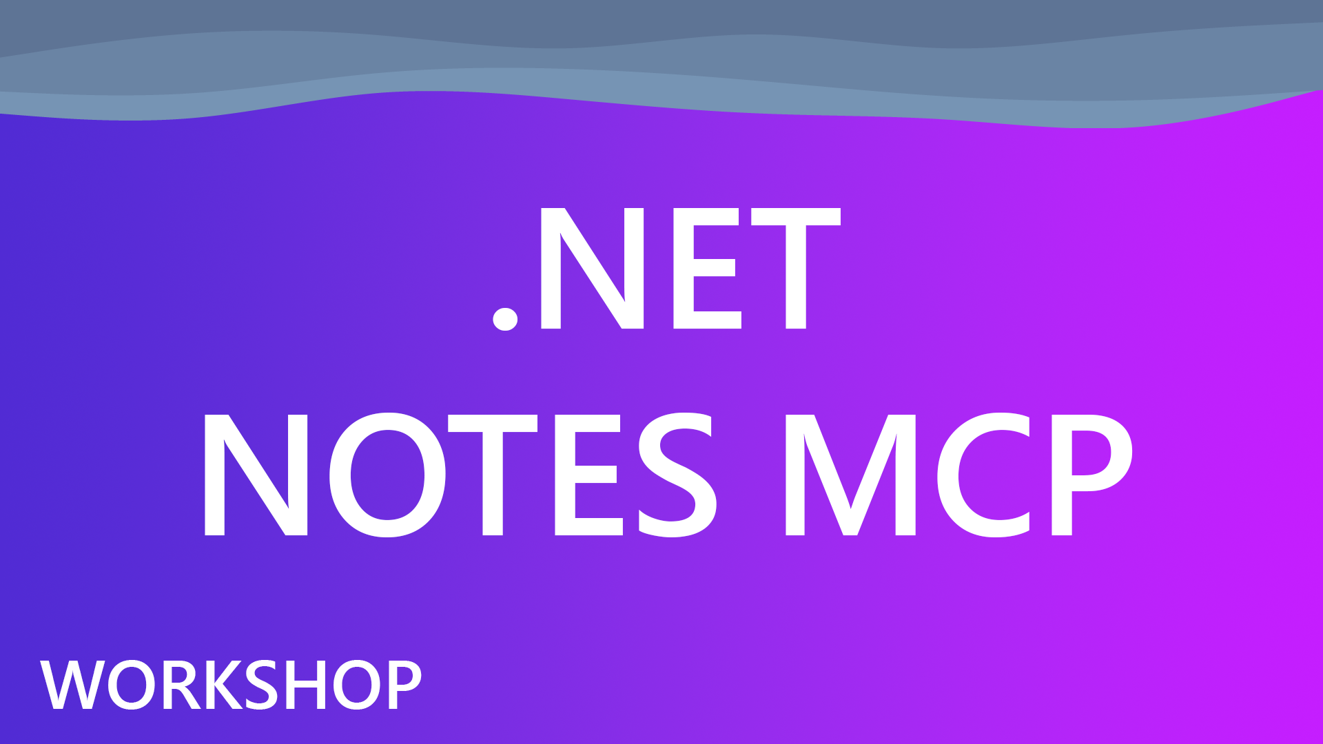 .NET Notes MCP
