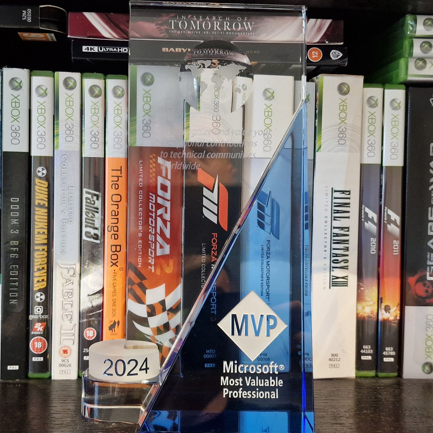 MVP Award Shelf