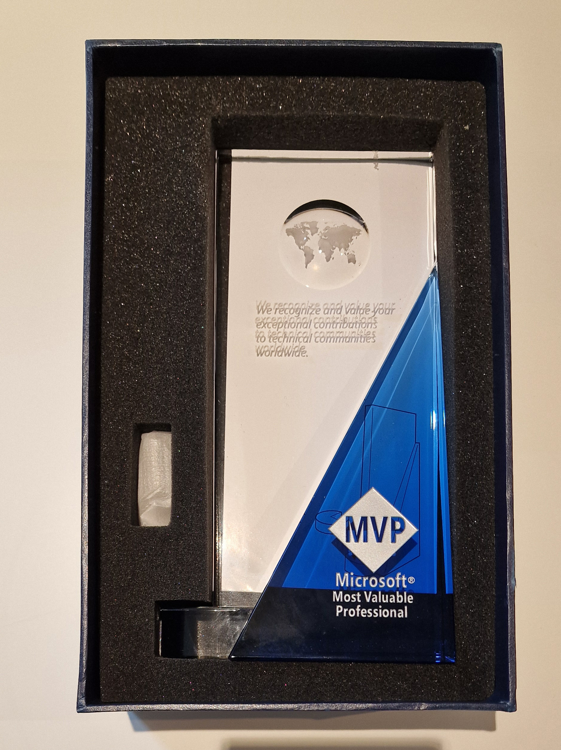 MVP Award Inner Box Open